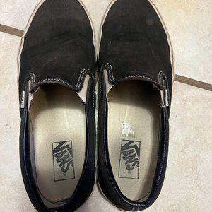 Black Vans Slip Ons
